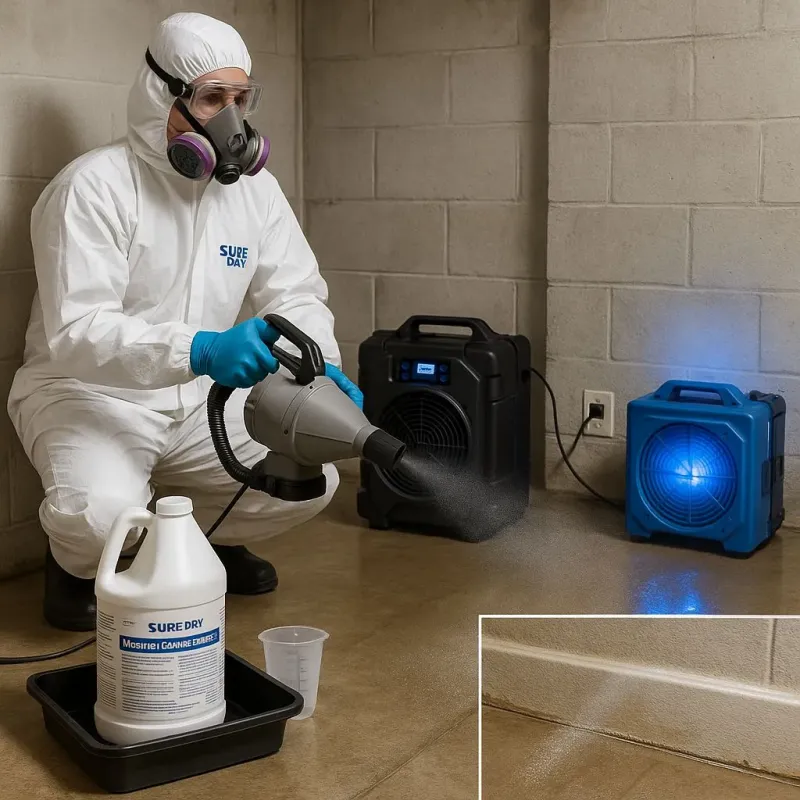 Sanitization and Odor Removal process in Sunnyside-Tahoe City, CA